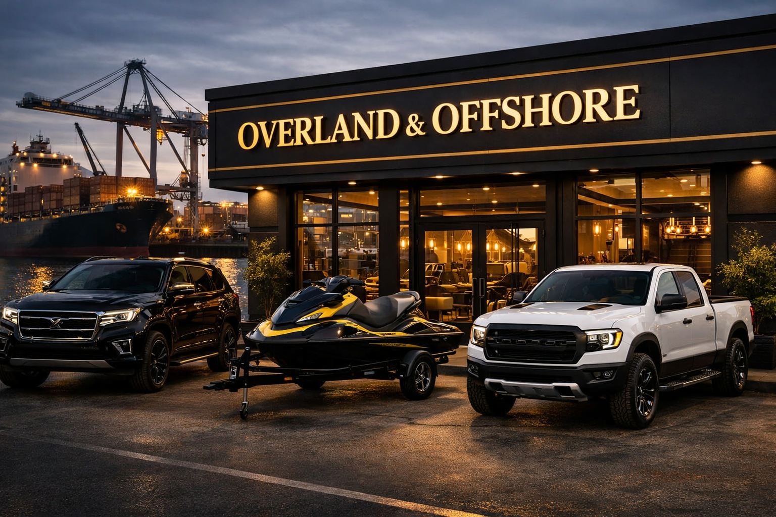 Overland & Offshore — Premium Vehicle Export Dealership